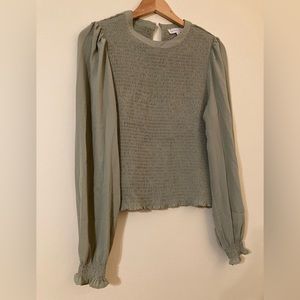 Sage Green Blouse